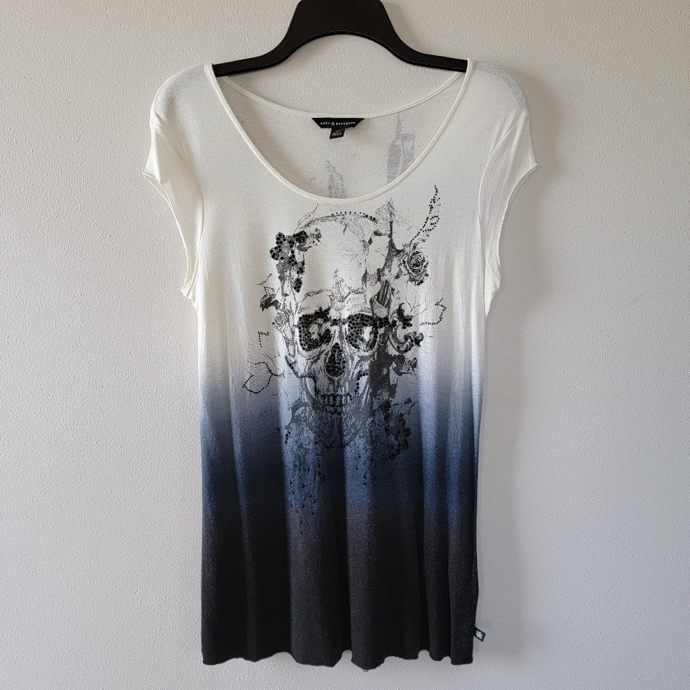 💀 Rock & Republic Skull Tee - Picture 2 of 7